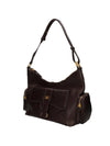DAMEN-SCHULTERTASCHE - LUMBERJACK DUNKELBRAUN - LKP04WBA1003 2