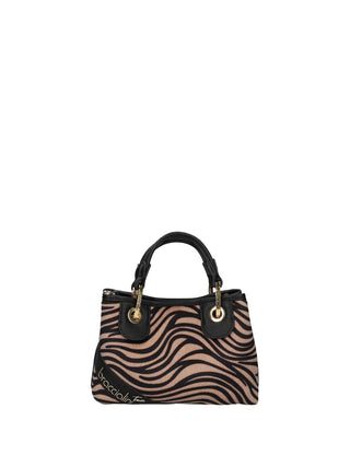 DAMENHANDTASCHEN - BRACCIALINI SCHWARZ-WEISS - B18573-YY