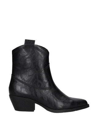 DAMEN-ANGLE-BOOTS - IKAROS SCHWARZ - 25003