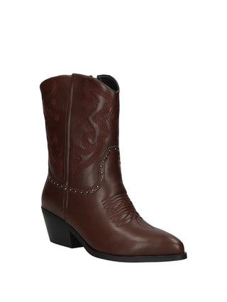 DAMEN-ANGLE-BOOTS - NINI BROWN - 25034 2