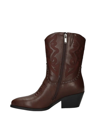 DAMEN-ANGLE-BOOTS - NINI BROWN - 25034 4