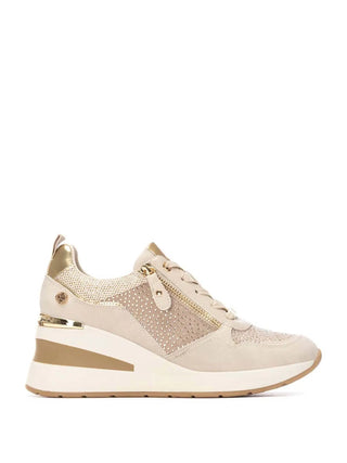 DAMEN-SNEAKER - XTI BEIGE - 144377