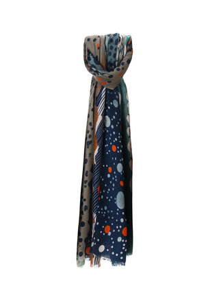 SCIARPA DONNA - LUMBERJACK BLU - A1007