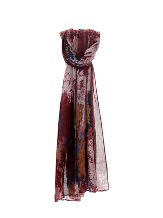 SCIARPA DONNA - LUMBERJACK ROSSO - B1001