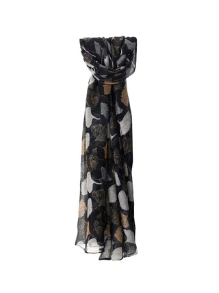SCIARPA DONNA - LUMBERJACK NERO - B1008
