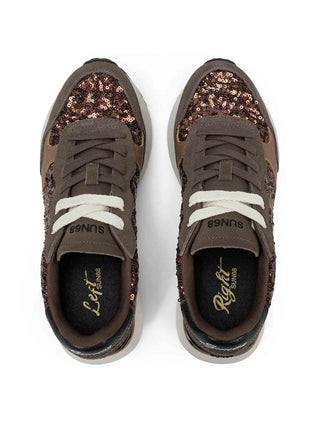 SNEAKERS DONNA - SUN68 MARRONE - Z46219 4