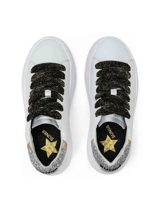 SNEAKERS RAGAZZA - SUN68 BIANCO-ARGENTO - Z46463T 4