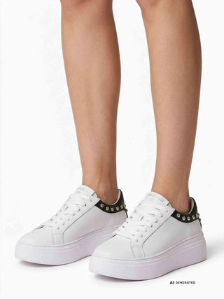 DAMEN-SNEAKER - EMANUELLE VEE WEISS-SCHWARZ - 462P-100-10-P003 5