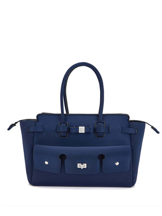 BORSA A MANO DONNA - SAVE MY BAG BLU - S62-CLARA-L-LY
