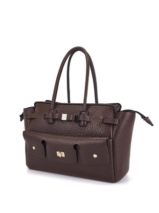 BORSA A SPALLA DONNA - SAVE MY BAG MARRONE - S62-CLARA-L-PUB 2