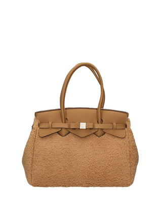 BORSA A SPALLA DONNA - SAVE MY BAG CAMEL - S62-MISS-L-FUL 1