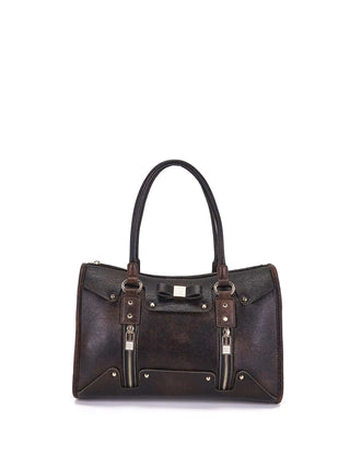 BORSA A SPALLA DONNA - SAVE MY BAG MARRONE - S62-SELENA-L-EMU