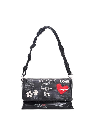 TRACOLLA DONNA - DESIGUAL NERO - 26WAXP39