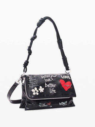 TRACOLLA DONNA - DESIGUAL NERO - 26WAXP39 2