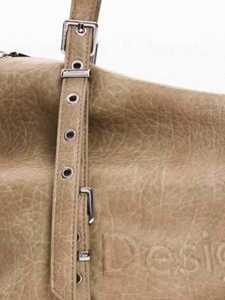 BORSA A SPALLA DONNA - DESIGUAL BEIGE - 26WAXP49 4