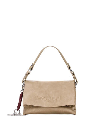 BORSA A SPALLA DONNA - DESIGUAL BEIGE - 26WAXP51
