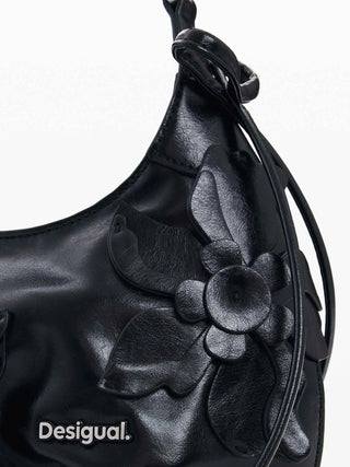BORSA A SPALLA DONNA - DESIGUAL NERO - 26WAXP62 4