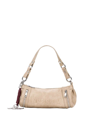 BORSA A SPALLA DONNA - DESIGUAL BEIGE - 26WAXPA1