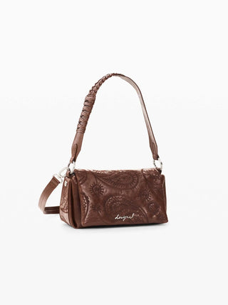 BORSA A SPALLA DONNA - DESIGUAL MARRONE - 26WAXPAB 2