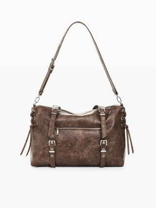 BORSA A SPALLA DONNA - DESIGUAL MARRONE - 26WAXPAF 3
