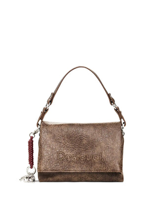 BORSA A SPALLA DONNA - DESIGUAL MARRONE - 26WAXPAG 1