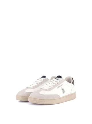DAMEN-SNEAKER - US POLO ASSN. WEISS-BEIGE - ALPHA002W/GYH1 2