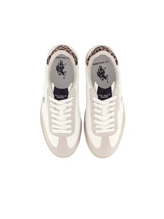 DAMEN-SNEAKER - US POLO ASSN. WEISS-BEIGE - ALPHA002W/GYH1 5