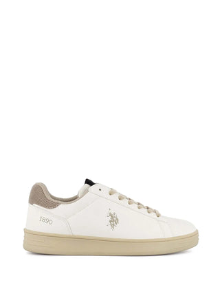 DAMEN SNEAKERS - US POLO ASSN. WEISS-BEIGE - ALPHA003W/GYT1 1