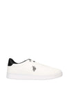 HERREN-SNEAKER - US POLO ASSN. WEISS-SCHWARZ - ALPHA004M/GY1 1