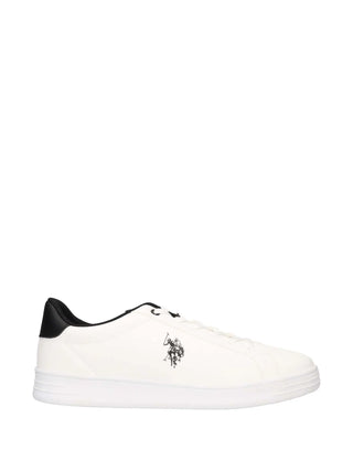 HERREN-SNEAKER - US POLO ASSN. WEISS-SCHWARZ - ALPHA004M/GY1 1
