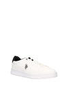HERREN-SNEAKER - US POLO ASSN. WEISS-SCHWARZ - ALPHA004M/GY1 2