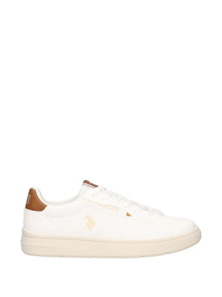 HERREN-SNEAKER - US POLO ASSN. WEISS-LEDER - ARIS001M/GYM1