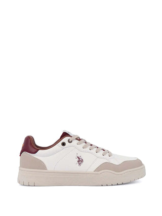 HERREN-SNEAKER - US POLO ASSN. WEISS-ROT - ELIA001M/GLS2 1