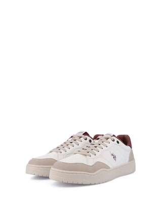HERREN-SNEAKER - US POLO ASSN. WEISS-ROT - ELIA001M/GLS2 2