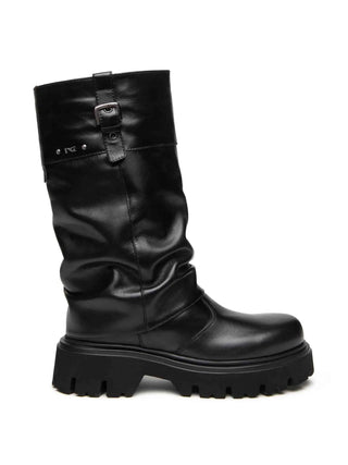 STIVALE DONNA - NERO GIARDINI NERO - I618067D 1