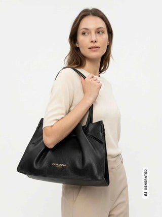 DAMEN TOTE BAG - ERMANNO SCERVINO SCHWARZ - 12402196 4