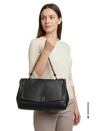 DAMEN-UMHÄNGETASCHE - ERMANNO SCERVINO SCHWARZ - 12402223 4