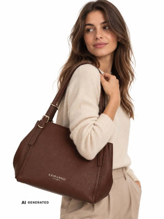 DAMEN HANDTASCHEN - ERMANNO SCERVINO BRAUN - 12402230 4