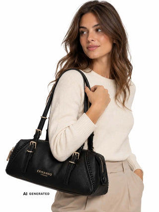 DAMEN-UMHÄNGETASCHE - ERMANNO SCERVINO SCHWARZ - 12402232 4