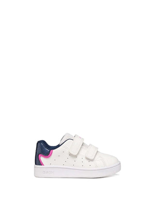 SNEAKERS BAMBINA - GEOX BIANCO-BLU - B365MA 0BCKC