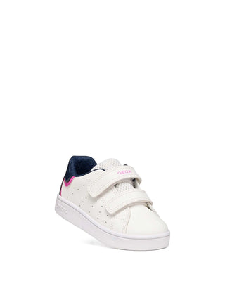 SNEAKERS BAMBINA - GEOX BIANCO-BLU - B365MA 0BCKC 4