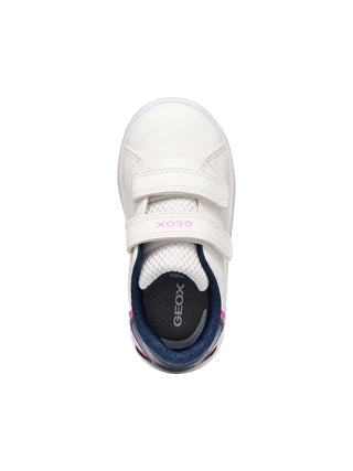 SNEAKERS BAMBINA - GEOX BIANCO-BLU - B365MA 0BCKC 5