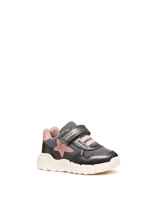 MÄDCHEN-SNEAKER - GEOX GRAU-ROSA - B566NB 0AJAS 2