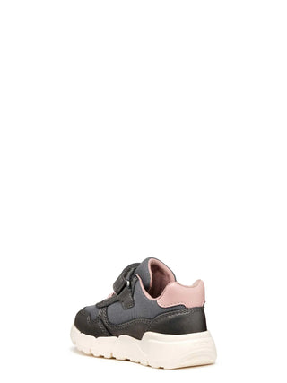 MÄDCHEN-SNEAKER - GEOX GRAU-ROSA - B566NB 0AJAS 3