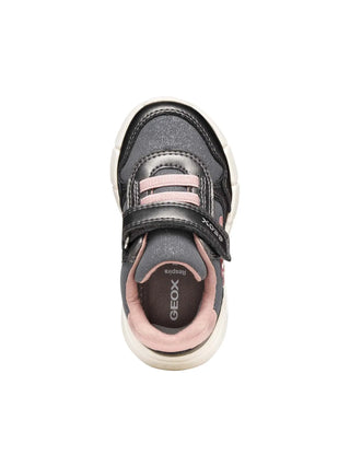 MÄDCHEN-SNEAKER - GEOX GRAU-ROSA - B566NB 0AJAS 5
