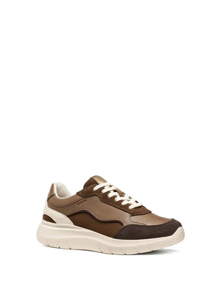 SNEAKERS DONNA - GEOX TAUPE - D65YNA 05422 2