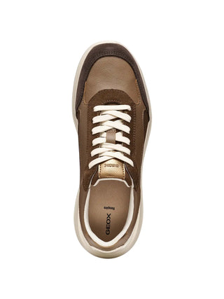 SNEAKERS DONNA - GEOX TAUPE - D65YNA 05422 5