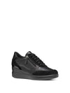 SNEAKERS DONNA - GEOX NERO - D6630B 05422 2