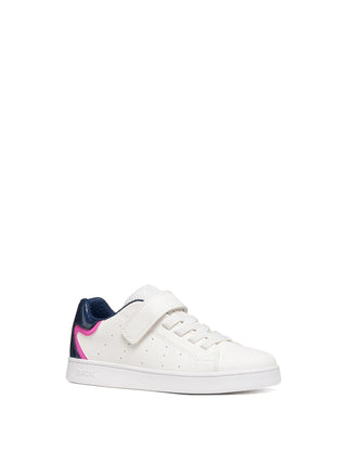 SNEAKERS RAGAZZA - GEOX BIANCO-BLU - J36LRA 0BCKC 2