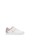 SNEAKERS RAGAZZA - GEOX BIANCO-ROSA - J36LRA 0BCKC 1